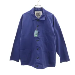 未使用 remilla レミーラ 日本製 ヘリンボーン柄 ハング ジャケット L 青紫 メンズ 古着のサムネイル