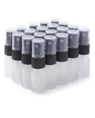 Chocople スプレーボトル 遮光瓶 精油 アロマオイル 詰め替え 保存用 ガラス製 すりガラス 20本セット (5ml) 