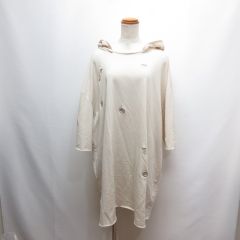 ヨーコチャン パールモチーフ バックファスナー トップス カットソー 36 ヨーコチャン YOKO CHAN パールモチーフ バックファスナー トップス