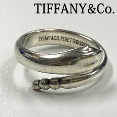 TIFFANYティファニー フック＆アイ リング コンビ 925 750 K18 - メルカリ