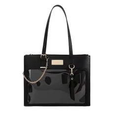 [Finalis] いたばっく 痛バッグ 【上品】 ショルダー 痛バ 小さめ ミニ a4 痛バック 推し活 グッズ ぬいバッグ トート 黒 白 (ブラック) [ブラック]