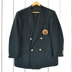 ✨新品✨レキシントンクラブ カーキ ダブル 金ボタン 撥水 ウール100 