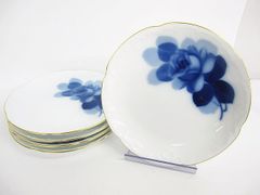 大倉陶園 ブルーローズ 銘々皿 15cm 5枚揃 - メルカリ