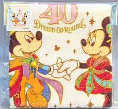 東京ディズニーリゾート ウォッシュタオル TDR40周年 Dream-Go-Round
