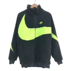 NIKE ナイキ ブルゾン サイズ:L ボアリバーシブル ビッグスウォッシュ   ブラック/イエロー メンズ / 240001198048のサムネイル