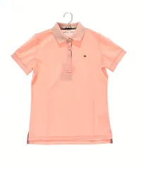 トミーヒルフィガーゴルフ | L(L相当) | レディース 半袖ポロシャツ ピンク系【中古】ゴルフウェア