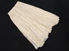 earth music&ecology アースミュージック＆エコロジー 総レース ロング スカート sizeF/アイボリー ■◇ レディース