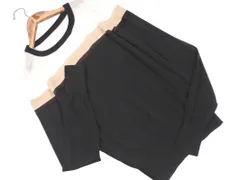 DOUBLE STANDARD CLOTHING ダブルスタンダードクロージング 切替 ニット セーター sizeF/黒 ■◇ レディースのサムネイル
