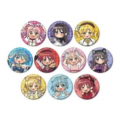 『魔法少女まどか☆マギカ』描き起こし Art by 小津 トレーディンググリッター缶バッジ(単位/BOX)【202604再販】