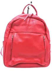 BARCOS バルコス レザー リュック バッグ 赤 ■■ レディース