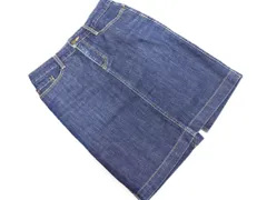 NEWYORKER ニューヨーカー スリット タイト デニムスカート size9/インディゴ ■■ レディースのサムネイル