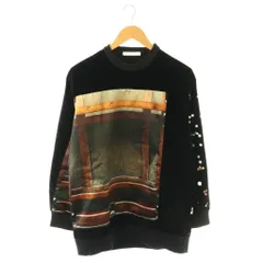 ジバンシィ GIVENCHY カットソー プルオーバー ドット柄 ベロア プリント S ブラック /DF ■GY18のサムネイル