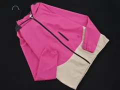 adidas アディダス 切替 ロゴプリント ジップアップ パーカー sizeOT/ピンク ■◇ レディース