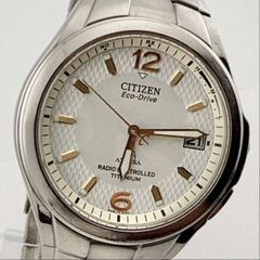 稼働 CITIZEN ATTESA H410 TITANIUM 軽量 メンズ - メルカリ