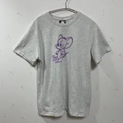 トムとジェリー ジェリー プリントTシャツ グレー レディースM 半袖
