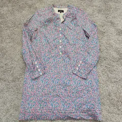 APC A.P.C アーペーセー  【サイズ】  M　花柄　ブラウス　チュニック　パープル　紫　トップス　レディース　中古　古着のサムネイル
