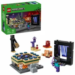 【公式】おもちゃ 玩具 ブロック プレゼント 誕生日 クリスマス 小学生 マインクラフト マイクラ ゲーム ネザーとエンドポータルの旅 21584 MINECRAFT