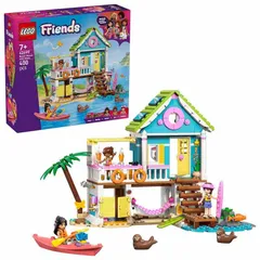 【公式】おもちゃ 玩具 ブロック プレゼント 誕生日 クリスマス 小学生 女の子 おままごと LEGO わくわくビーチハウス 42699 FRIENDS