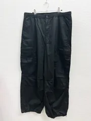 27.GU ジーユー　スーパーワイドカーゴパンツ　ブラック　黒　サイズXL　メンズ　ビッグシルエット