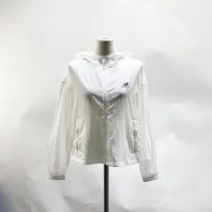 ニューバランス 2023 レディース フード クロップド ウィンドブレーカー ジップアップ 85 ジーンズ センス