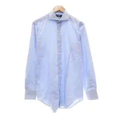 メーカーズシャツ カマクラ MAKER'S SHIRT 鎌倉 シャツ 40/84 青 ブルー ワイドスプレッドカラー 長袖 /NL ■ECF004