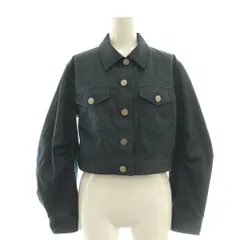 フォクシーニューヨーク FOXEY NEW YORK ジャケット デニムリリー Gジャン ステンカラー 40 インディゴ /CX ■OSのサムネイル