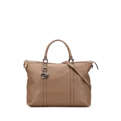 グッチ インターロッキングG トートバッグ ショルダーバッグ 2WAY 339550 ブラウン レザー レディース GUCCI【1-0215018】