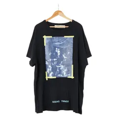 オフホワイト Seeing Things Caravaggio カラヴァッジョ 半袖Ｔシャツ サイズ:XL ブラック マルチカラー コットン メンズ OFF-WHITE【1-0220197】のサムネイル