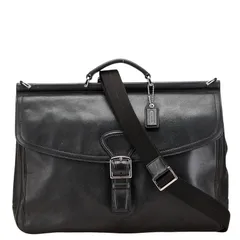コーチ ビジネスバッグ ブリーフケース 2WAY F70098 ブラック レザー レディース COACH【1-0220229】