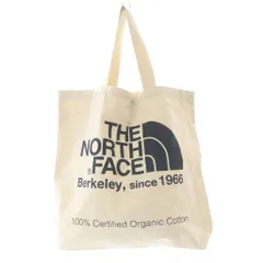 ザノースフェイス THE NORTH FACE オーガニックコットン トートバッグ ハンドバッグ 白のサムネイル