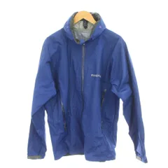 モンベル Montbell レイントレッカージャケット 上着 XL 青ブルー 長袖 フード付き 無地 1128459 /AG ■OSのサムネイル