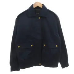 コーチ COACH スナップ フロント ハリントン ボンバー ブルゾン ジャケット ゴールドカラー金具 XS 紺 ネイビー CO845 ■GY62のサムネイル