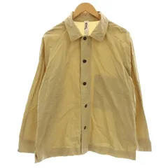 マーガレットハウエル MHL. 24AW  WASHED DRY COTTON POPLIN ステンカラー シャツジャケット S ベージュ 596-5150513 /☆Gのサムネイル