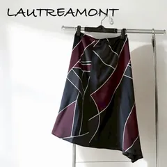 LAUTREAMONT ロートレアモン アシンメトリー スカート 総柄