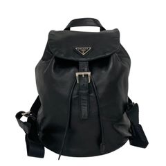 極希少】PRADA オールレザー 本革 ナッパレザー リュックサック