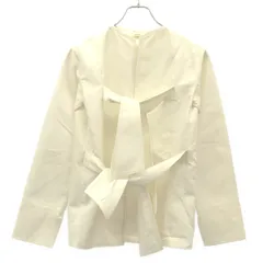 CELINE by Phoebe Philo セリーヌ フィービーファイロ 16SS ノーカラーダブルベルトジャケット 2 0AR6/2614 ホワイト 34のサムネイル