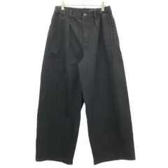 STUDIOUS ステュディオス 25SS BALLOON WIDE DEINM PANTS バルーンワイドデニムパンツ 115340157 ブラック 1のサムネイル