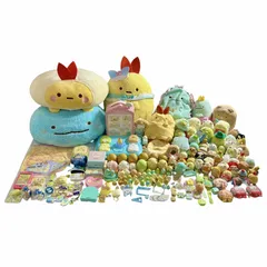 ★ すみっコぐらし グッズ 大量 まとめ商品 ぬいぐるみ マスコット とかげ ねこ しろくま ぺんぎん とんかつ など 現状品 6.55kg