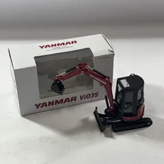 非売品 希少 YANMAR ヤンマー vio35 ミニ油圧ショベルカー ミニチュア 1/22 ダイキャストメタル製 赤 箱入り  現状品のサムネイル