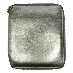 COMME des GARCONS コムデギャルソン ラウンドジップレザーウォレット 財布 8Z-B021-051 シルバーのサムネイル