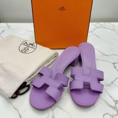 ⭐️良品⭐️ エルメス オアジス 36 サンダル Hロゴ パープル - メルカリ