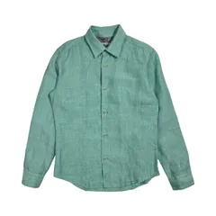 リネン100% TETE HOMME テットオム 長袖 シャツ サイズ 6 /ミントグリーン系 メンズのサムネイル