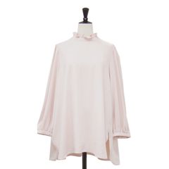 ☆インポートロッサ☆新品タグ付 長袖ブラウスピンクベージュ 42 