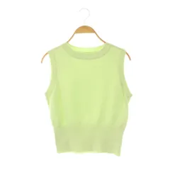 アディアム ADEAM ノースリーブニット カットソー クルーネック XS 緑 グリーン /AT ■OSのサムネイル