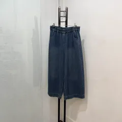 サルエル ウォッシュ デニム ウエストゴム デニムパンツ イージーパンツ デニム 4427