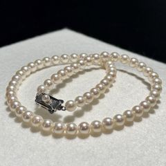 照り抜群✨干渉色◎あこや真珠ベビーパールネックレス極小3.5mm #0900