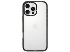 CASETiFY インパクト iPhone 16 Pro Max ケース [薄型軽量/耐衝撃/米軍MIL規格] - クリア ブラック