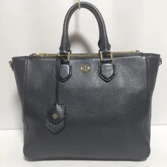 TORY BURCH トリーバーチ ハンドバッグ 黒 ショルダーストラップ欠損