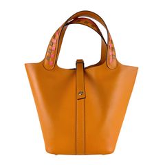 エルメス ピコタントレサージュ MM アプリコット ローズアザレシルバー 