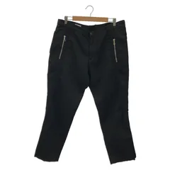 【中古】DRIES VAN NOTEN リネン混 ジップ ラインパンツ サイズ不明 ドリスヴァンノッテン ブラック[19]のサムネイル